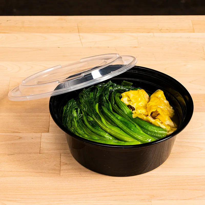Take Out Containers with Lid - Round - 24oz (50-Pack)
