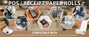 Thermal Paper - POS Receipt Paper Rolls - Credit Card Receipt Paper Jay's Import & Export