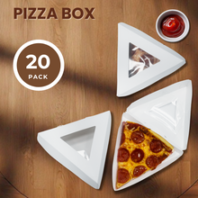 Load image into Gallery viewer, Individual Slice Pizza Box with window
