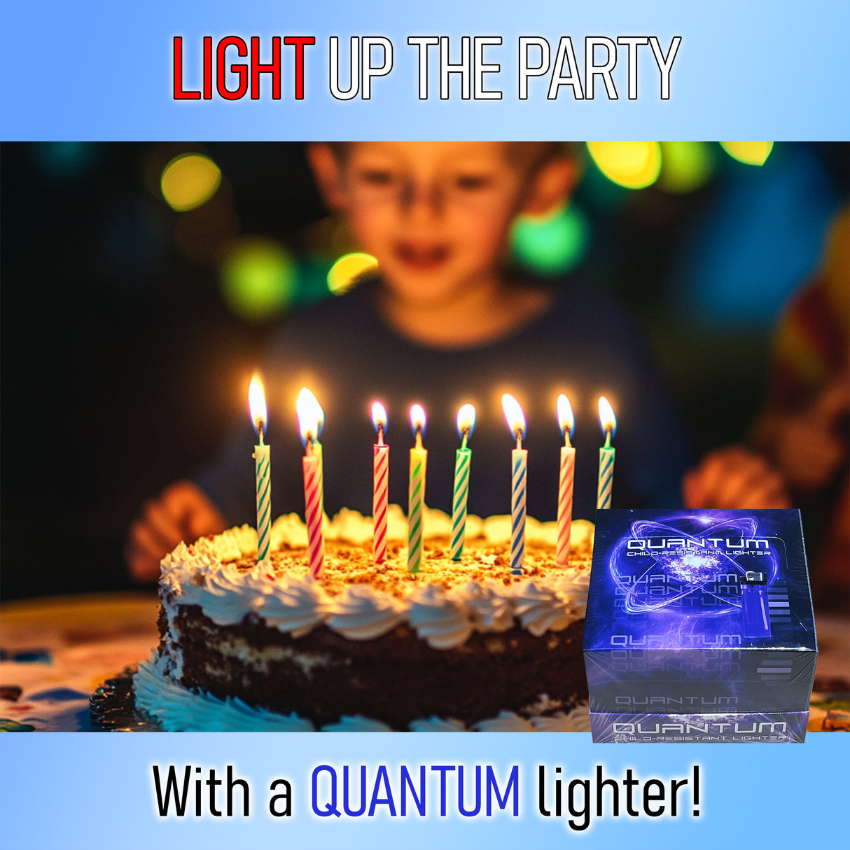 Quantum® Clear Lighters | 50ct | Bonus Free 5-Pack lighters Included with Every 50pk Purchase.