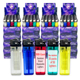 Quantum® Clear Lighters | 50ct | Bonus Free 5-Pack lighters Included with Every 50pk Purchase.