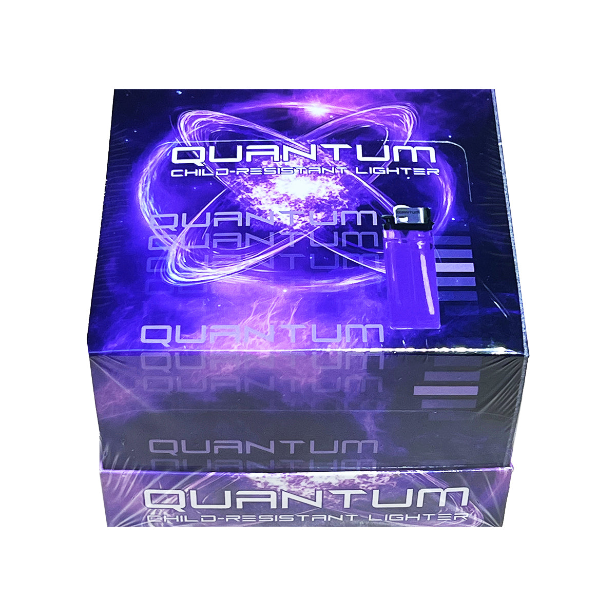Quantum® Clear Lighters | 50ct | Bonus Free 5-Pack lighters Included with Every 50pk Purchase.