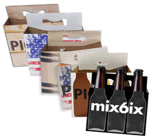 Load image into Gallery viewer, 6pk Cardboard Carrier | 12 oz Bottle Carrier | Variety Pack
