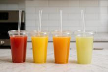 Load image into Gallery viewer, clear straw in juice cups
