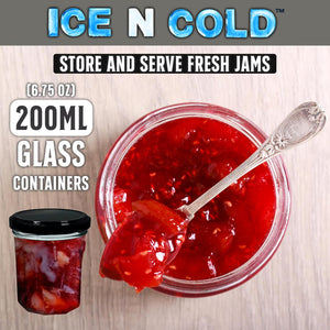 Multi-Use Glass Jars with Leakproof Clear Lid, Reusable & Eco-Friendly – Ideal for Jams, Sauces, Spices; Lead -Free and BPA-Free Glass Bottle