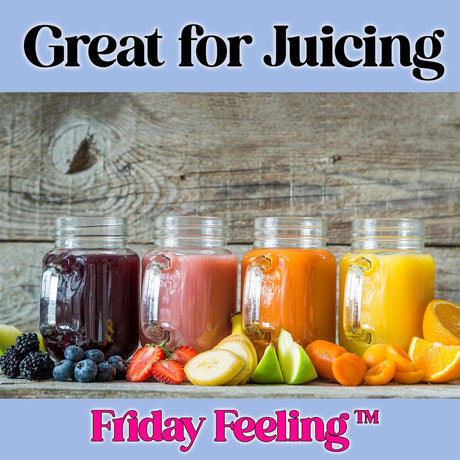Friday Feeling 16oz Glass Mason Jar Mug with Handle, Metal Lid and Striped Straw, Beverage Container