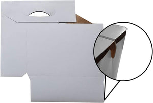Cardboard Carrier | White Cardboard 12oz Bottle Carrier | 6 Pack