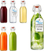 Glass Swing Top Bottles | Perfect for Limoncello, Syrups, Oils, Vinegar, Beverages | Airtight Reusable Glass Bottles | Available Various Sizes ICE N COLD®