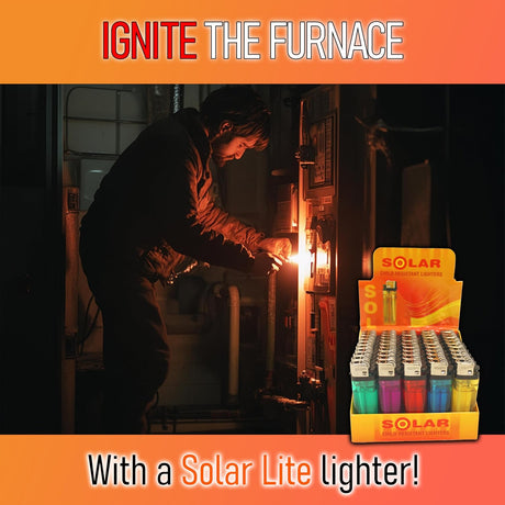 Solar/Solar Lite® Clear Lighters | 1000ct | Bonus FREE 50pk included with 1000ct Lighters