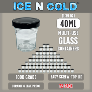 Multi-Use Glass Jars with Leakproof Clear Lid, Reusable & Eco-Friendly – Ideal for Jams, Sauces, Spices; Lead -Free and BPA-Free Glass Bottle