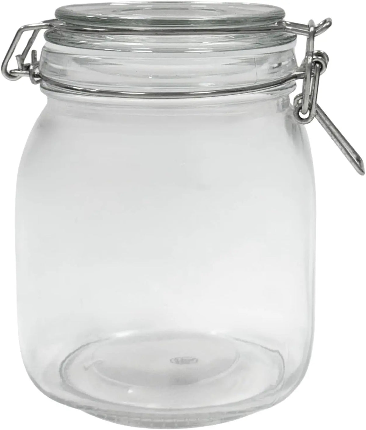 Airtight Glass Storage Jars with Clamp Lid – Food Storage Containers with Rubber Gasket Seal – Pantry & Kitchen Canisters for Dry Goods, Coffee, Sugar, Pasta – 0.4L to 4L Sizes Jay's Import & Export