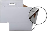6pk Cardboard Bottle Holder White| Fits 12-16oz bottles