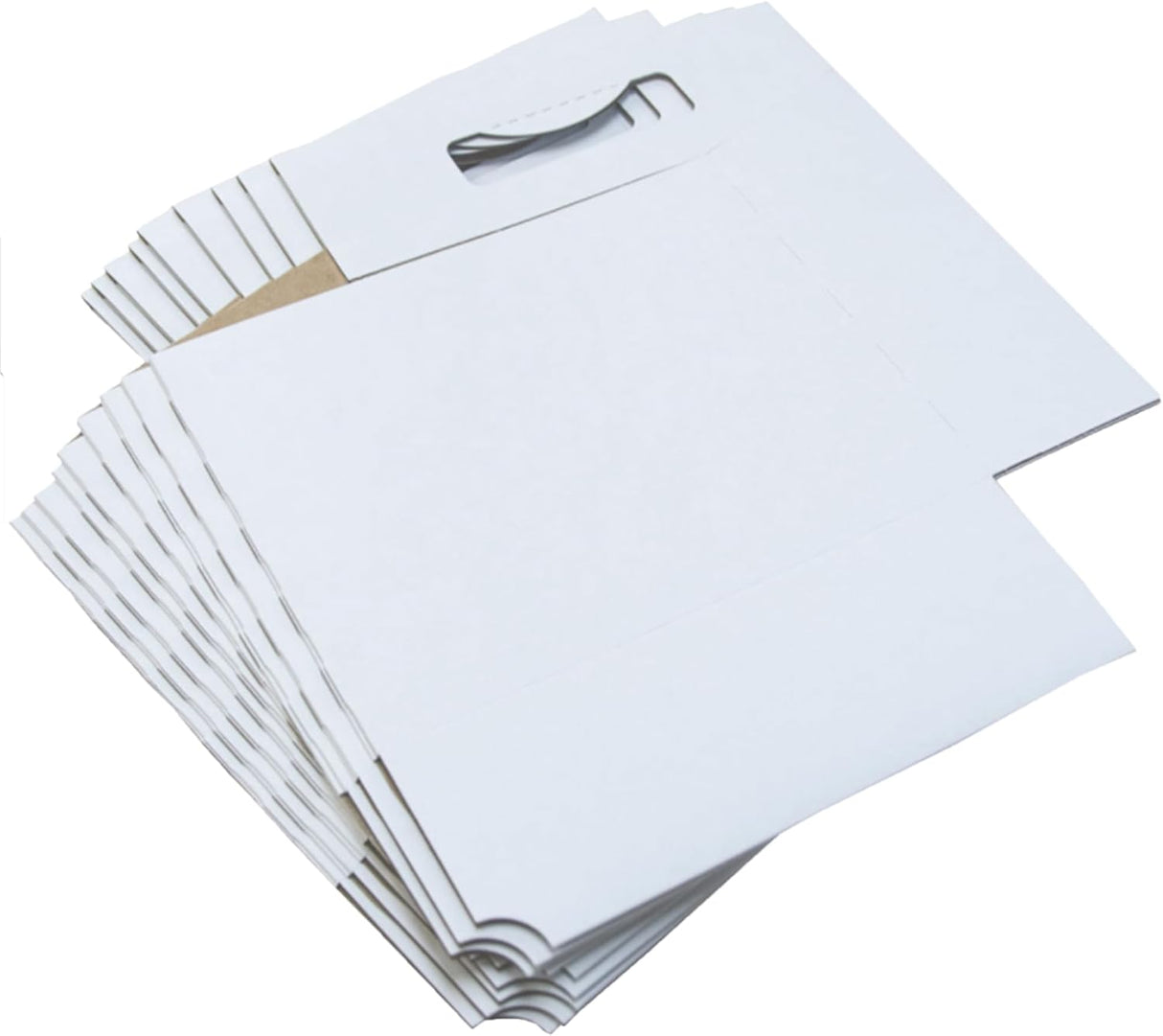 Cardboard Carrier | White Cardboard 12oz Bottle Carrier | 6 Pack