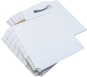 Cardboard Carrier | White Cardboard 12oz Bottle Carrier | 6 Pack