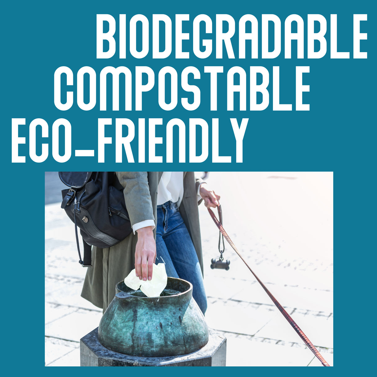 ICE N COLD Presents Premium Flushable and Biodegradable Dog Poop Bags by Proudly