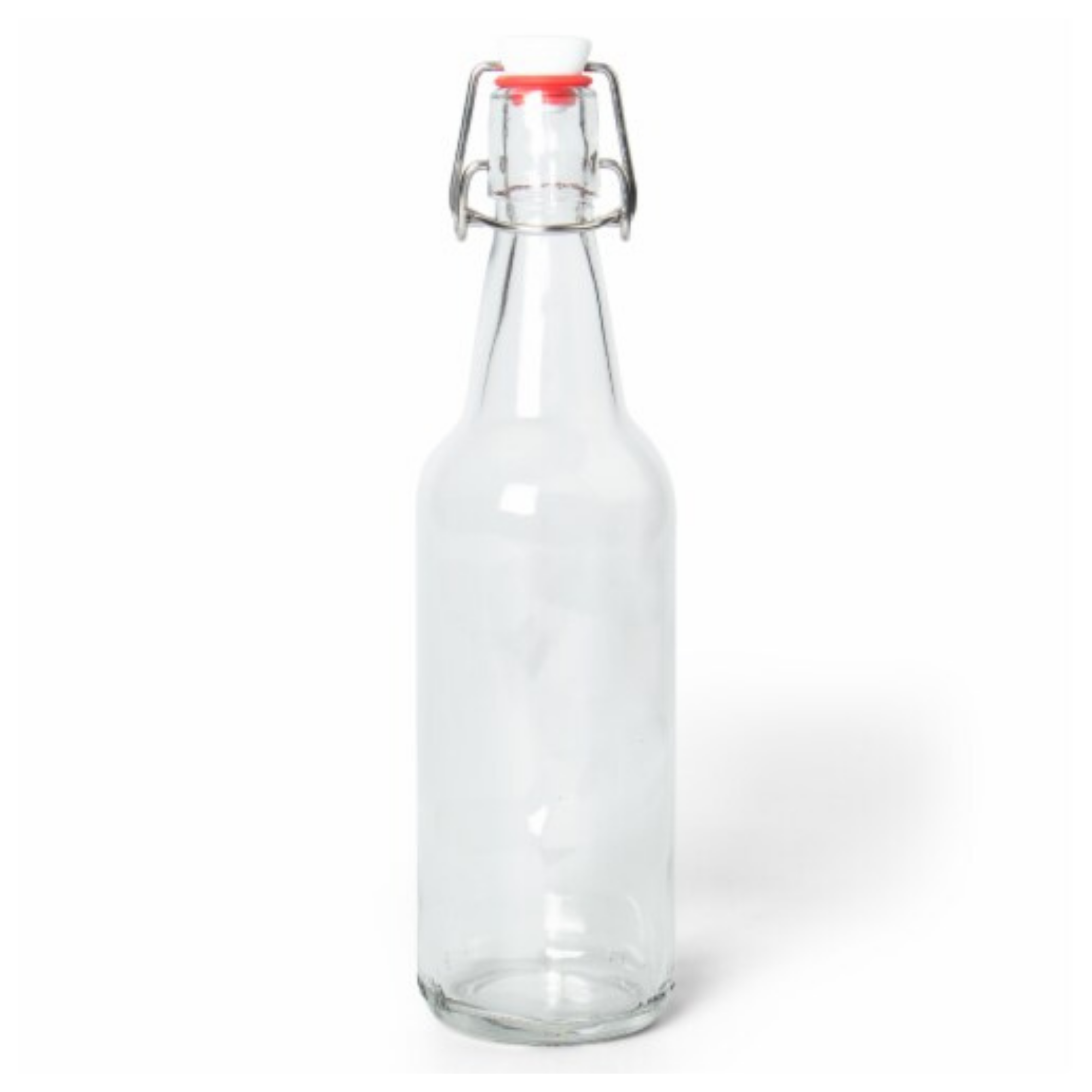 1 Gallon (128 oz) Clear Glass Jug With 38mm Black Polyseal Lid & Cap | Pack  of Two