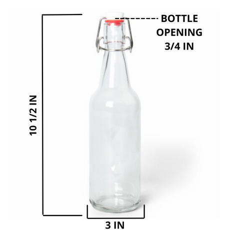 Jay's Import & Export | Clear 16-20oz Glass Growlers