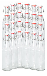 16-20oz Clear Growler with Flip Top Airtight Silicone Seal