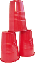 Load image into Gallery viewer, C-Store Packaging | Red Disposable Plastic Cups 
