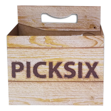 Load image into Gallery viewer, C-Store Packaging | Pick Six Crate 6 Pack Cardboard Carrier
