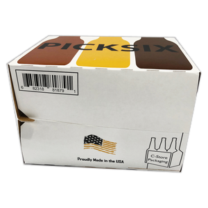 C-Store Packaging | Pick Six Bottles Cardboard 6 Pack Bottle Carrier
