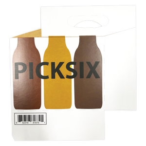 C-Store Packaging | Pick Six Bottles Cardboard 6 Pack Bottle Carrier