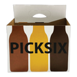 C-Store Packaging | Pick Six Bottles Cardboard 6 Pack Bottle Carrier