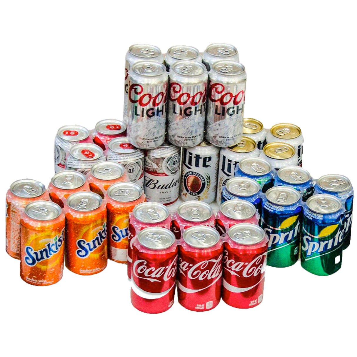 C-Store Packaging - Six Pack Rings - Plastic Six Pack Rings - Pre-Cut Plastic Rings