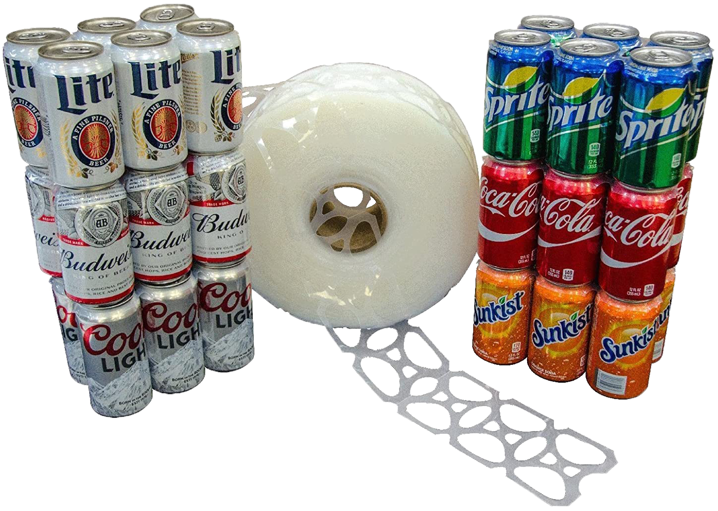 Grip-Pak™ Pack Ring Reel (4300 units) - Beer Can Plastic Carrier Rings –  Roberts PolyPro