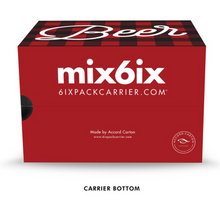 Load image into Gallery viewer, C-Store Packaging | 6-Pack Mix 6ix Flannel Cardboard Carrier 
