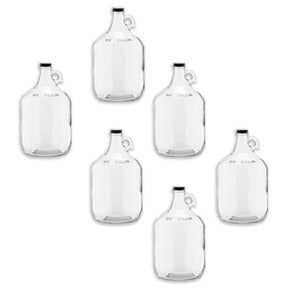C-Store - 1 Gall Clear Glass Growler, glass jug